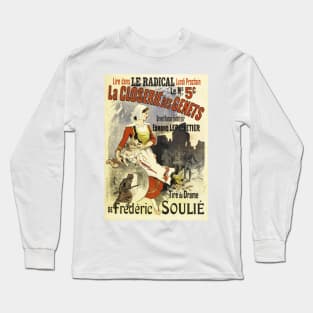 La Closerie Des Genets by jules Cheret 1896 Vintage French Advertisement Art Long Sleeve T-Shirt